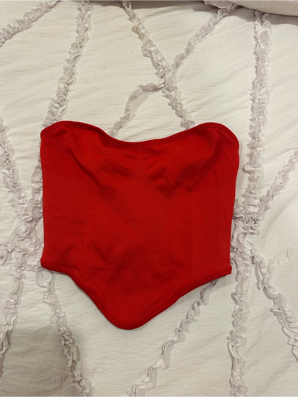 Urban Outfitters Red Strapless Kids One-Piece Top